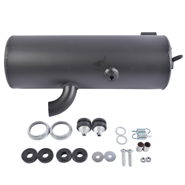 消音器 Exhaust Muffler + Gasket Kit Replacement for Polaris Sportsman 600 700 800 4X4 W/ Donuts 1261223-489 1261223-029 1261079-029-1
