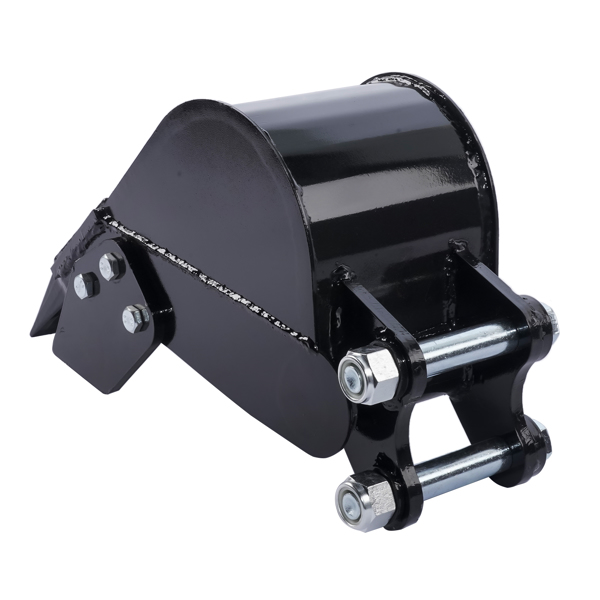 窄挖沟铲斗  Attachment 200mm Narrow Trenching Bucket for Mini Excavators Digger 2-Teeth-3