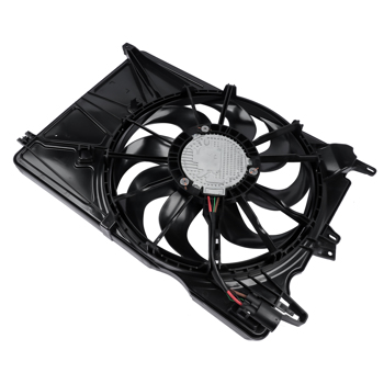 散热器风扇 Engine Radiator Cooling Fan Assembly w/ Shroud Replacement for Jeep Renegade Fiat 500X 2019-2023 68552370AA