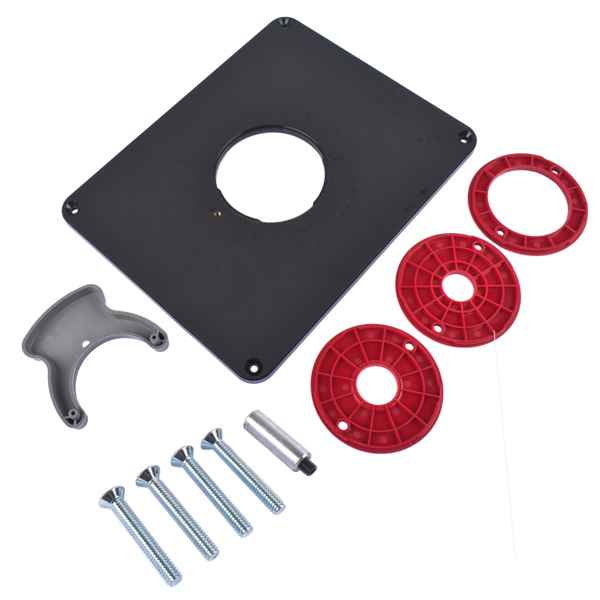 修理包 Precision Router Table Insert Plate w/Level-Loc Rings PRS4038 non predrilled New-5
