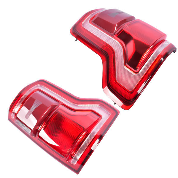 尾灯 Replacement For 2015-2017 Ford F-150 SSV XL XLT Left & Right Side LED Tail Light Brake Lamp W/Blind Spot HL3Z13405D HL3Z13404D-5