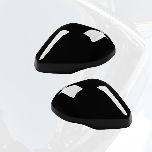 1 对亮黑色侧后视镜盖，适用于 2023-2025 款本田 CRV CR-V-5