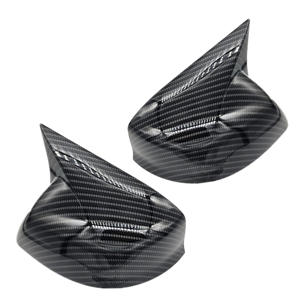 1对碳纤维汽车后视镜盖，适用于本田思域 2012-2015N-13