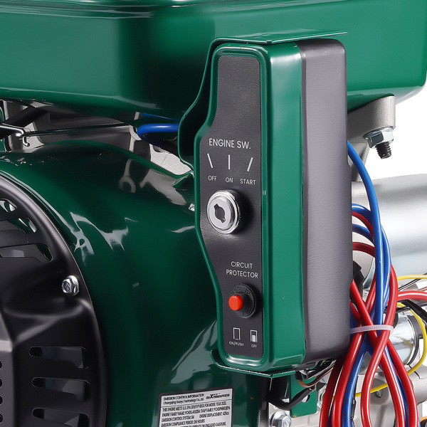 汽油电启动发动机电机 单缸，四冲程，强制冷却，顶置气门 8千瓦-4