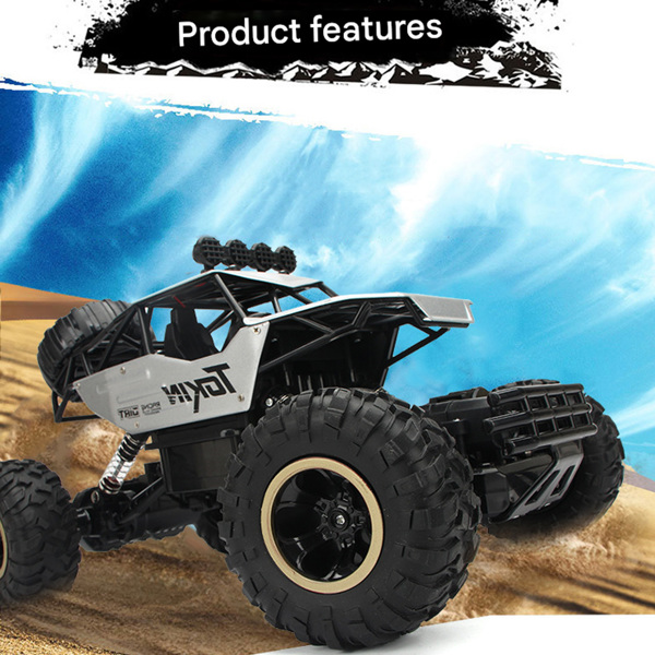 1/12 四驱遥控卡车越野车遥控履带式越野车玩具（银色）-10