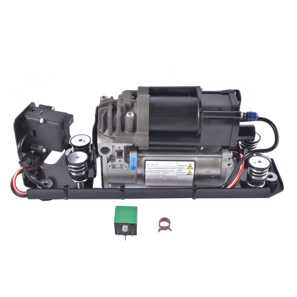 打气泵 Air Suspension Compressor Pump with Valve Block & Relay Replacement for BMW 5er 535i 550i 7er 740i 750i 37206789450 37206794465-5