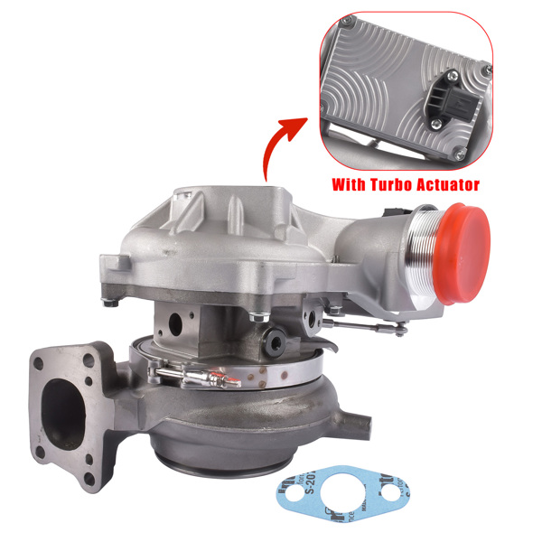 涡轮增压器 Turbocharger with Turbo Actuator Fit for Chevrolet Silverado GMC Sierra 2500 3500 HD 6.6L V8 2017-2021-1