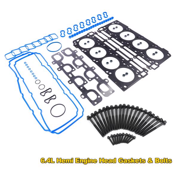 发动机大修包 Head Gaskets Bolts Kit Replacement for Dodge Charger Jeep Chrysler 300 6.4L HEMI 2012-2017-5