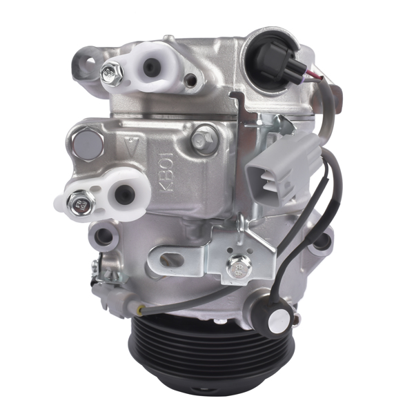 汽车空调压缩机 AC Compressor w/Clutch Replacement for 2008-2010 Toyota Highlander 3.5L V6 Gas 88320-48150 883204815084-6