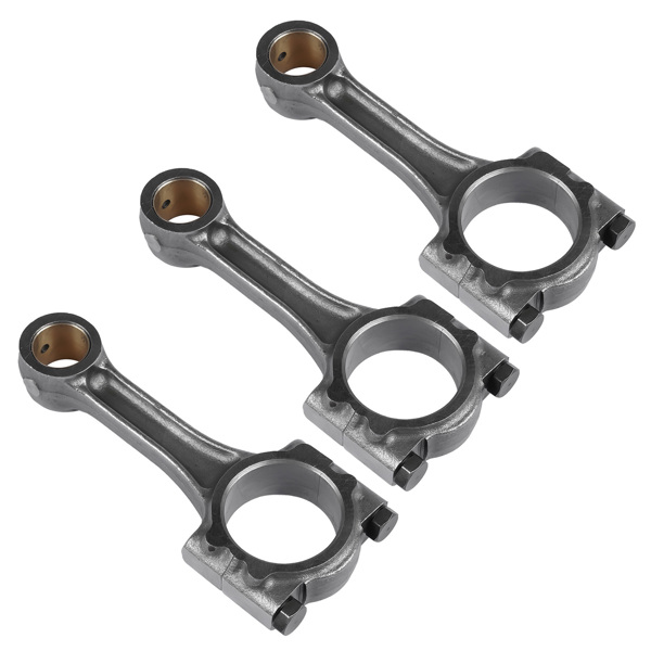 连杆 3X Connecting Rods Replacement for Kubota V1505 V1305 Engine L3830D BX2670 M7060D, R520S1T3 1G700-22010 16241-22010-2