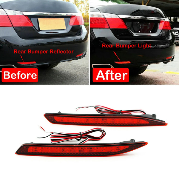 适用于 2014-2013 款本田雅阁第九代后保险杠反光灯、尾灯、刹车灯、雾灯-8