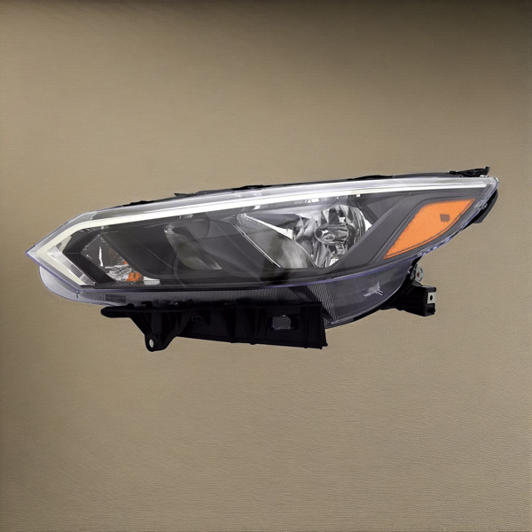 26060-6LY0A 前大灯总成，仅适用于 2024 至 2025 款日产 Sentra S/SV 卤素四针车型，不带灯泡，前大灯左驾驶员侧 260606LY0A NI2502302-9