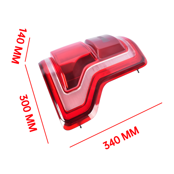 尾灯 Replacement For 2015-2017 Ford F-150 Left Driver Side LED Tail Light Brake Lamp w/ Blind Spot HL3Z13405D FL3Z13405C-12