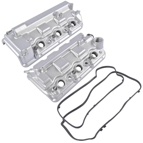 气门室盖 Pair Front Rear Aluminum Engine Valve Cover Replacement for Honda Accord 2008-2012, Odyssey 2008-2017, 2012-2014 3.5L V6 12310-R70-A00 12320-R70-A0-3
