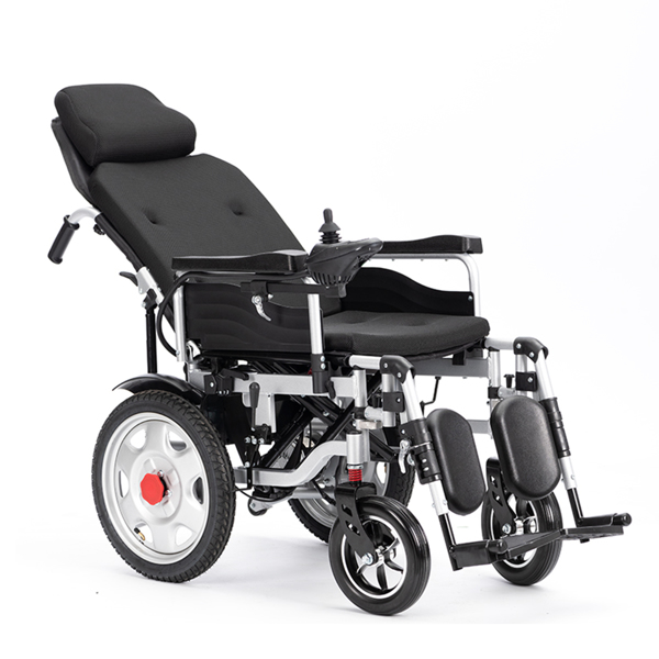  1,228 / 5,000 24V 12AH 折叠式斜躺电动轮椅，成人助行辅助-15