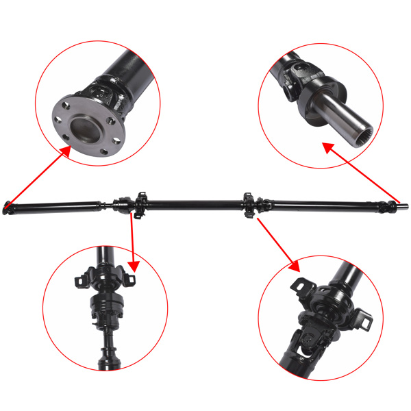 传动轴总成 100.37" Rear Driveshaft Drive Shaft Assembly Replacement for Toyota Sienna 3.5L AWD 2011-2019 936745 655030-12