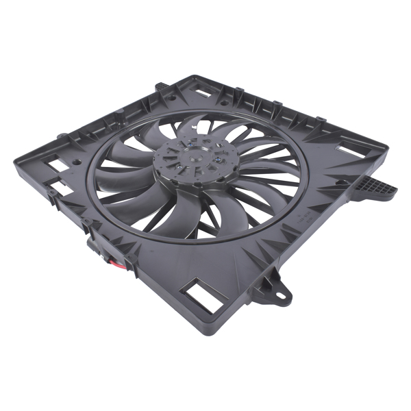 散热器风扇 Single Radiator Cooling Fan with Shroud Fits for Cadillac XT5 XT6 Chevrolet Blazer GMC Acadia 2.5L 3.6L 2020-2022-2