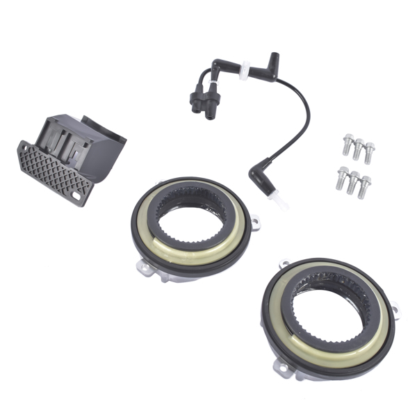 前轮离合器 2pcs Auto Hub Lock Actuators Vacuum Solenoid Purge Valve Set Fit for Ford F-150 Expedition Lincoln Navigator 4x4-12