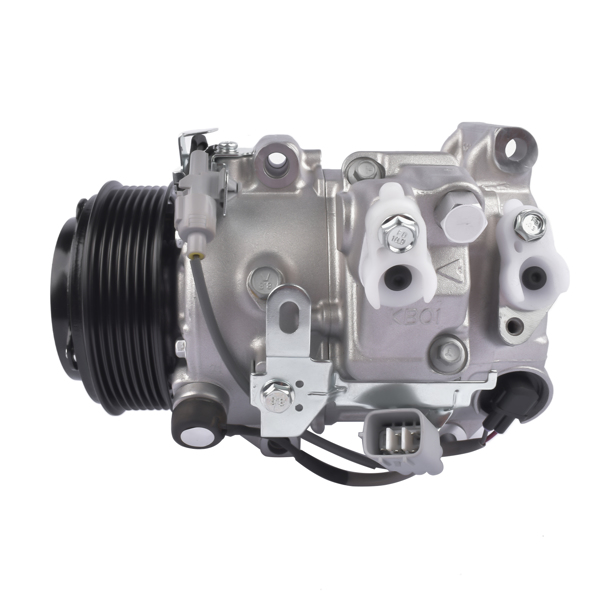 汽车空调压缩机 AC Compressor w/Clutch Replacement for 2008-2010 Toyota Highlander 3.5L V6 Gas 88320-48150 883204815084-2