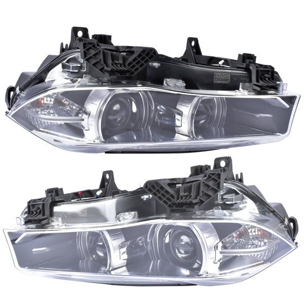 汽车大灯 2PCS Front Left & Right HID/Xenon Headlights with AFS Fit for 2014-2018 BMW X5 F15 F85 63117317109 63117317110-3