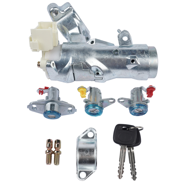 点火锁套件 Door Lock Cylinder Ignition Switch Set Replacement for Toyota Corolla AE110 RAV4 69052-12340-1