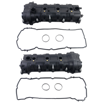 气门室盖 2X Valve Cover w/ Gaskets Replacement for Dodge Ram 2500 Jeep Cherokee Chrysler 300 3.6L V6