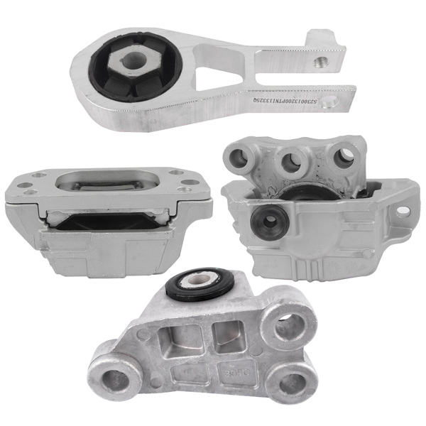 发动机支架 4Pcs Engine Mounts & Transmission Mount Set Replacement for Jeep Renegade L4 2.4L 2015-2017 68258599AA 68363755AA 68363756AA-6