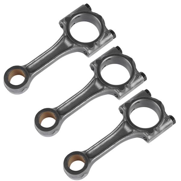 连杆 3X Connecting Rods Replacement for Kubota V1505 V1305 Engine L3830D BX2670 M7060D, R520S1T3 1G700-22010 16241-22010-5