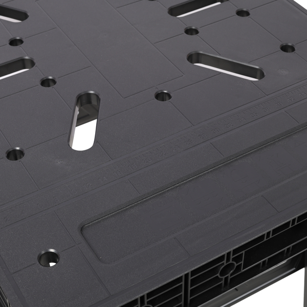 可折叠工作台，便携式工作站，适用于车库、车间和家庭的工作台，承重 1650 磅，黑色不支持Self-Pick Up-18