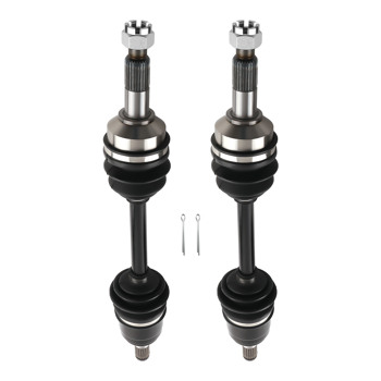 2件套前CV传动轴总成 适用于本田Rancher 420 TRX420FE1 4x4 ES 2018 44220-HR3-A21, 44350-HR4-A22