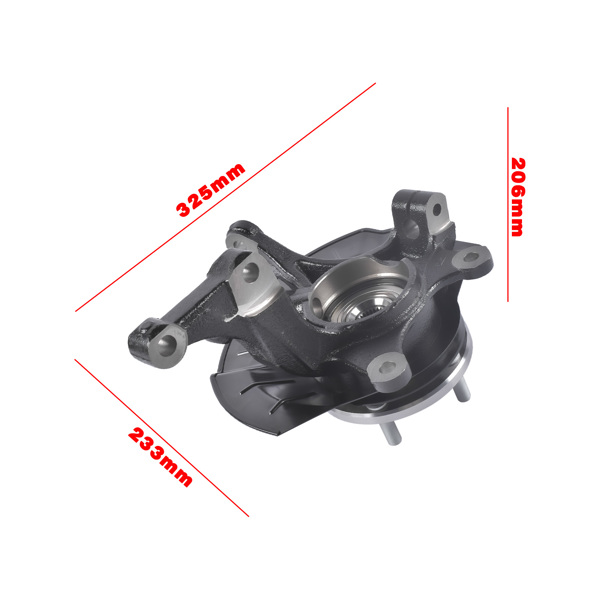转向节总成 Front Right Steering Knuckle Assembly Fits for Kia Soul Hatchback 1.6L 2.0L 2014-2016 51716-B2050-5