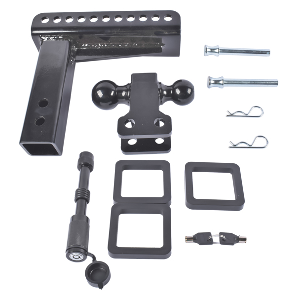 拖车挂接装置Adjustable Trailer Hitch-Drop Hitch-Tow Hitch 22,000 LBS GTW 2" & 2-5/16" Ball-7