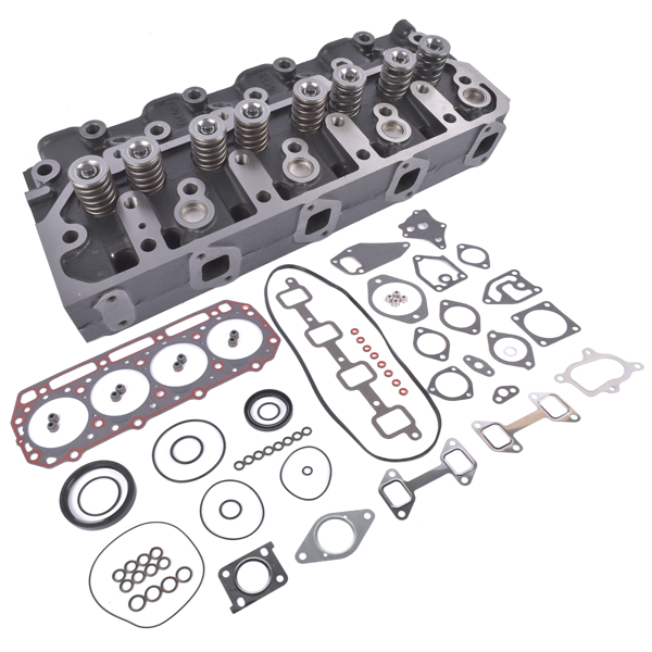 缸盖总成 Engine Cylinder Head and Gasket Set Fit for Cummins Engine A2000 A2300 Daewoo Forklift D20S D25S D30S-3
