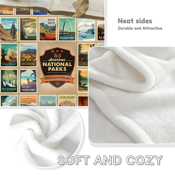 自产法莱绒毛毯 SWFT11325地理图 130X150cm （temu仅可自提）-12