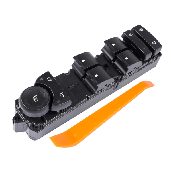 玻璃升降器开关 Front Left Power Window Switch Fit for Chevrolet Silverado 1500 2500 HD 3500 HD Suburban Tahoe Avalanche GMC Sierra Yukon Cadillac Escalade Black 20835552 15093439 920-055-5