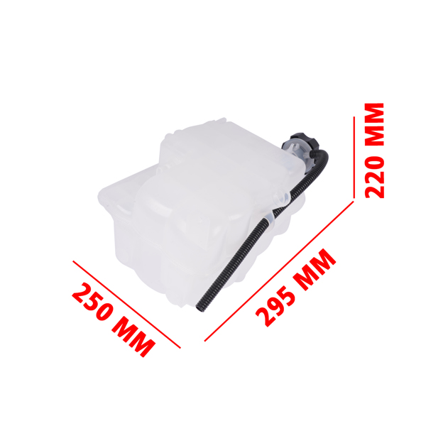 膨胀水壶 White Plastic Engine Coolant Reservoir Fits for Chevrolet Silverado GMC Sierra 2500 3500 HD 6.6L V8 Pickup Truck-6