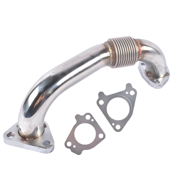 排气管 Heavy Duty Driver Side Exhaust Up Pipe DP0127 Fits for GMC Sierra Chevy Silverado 2500 3500 HD Duramax Diesel 6.6L 2001-2016-3