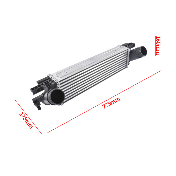 中冷器 Aluminum Turbo Intercooler Fit for Ford Mustang 2015-2021 L4 2.3L FR3Z6K775A FO3012111-8