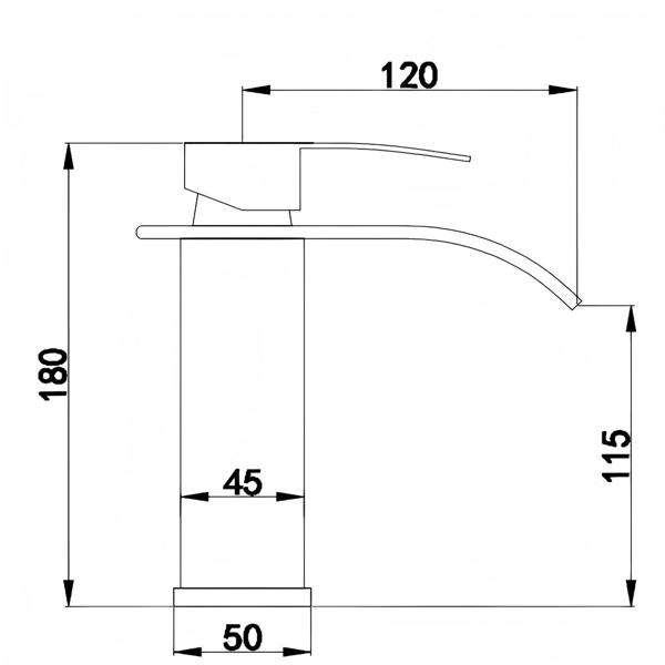 单柄浴室水龙头卫生间水龙头不锈钢单孔TP，拉丝金【周末不发货，TK/TEMU订单仅支持自提】-6