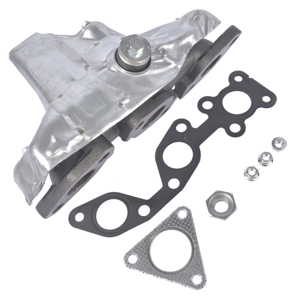 排气歧管 Left Exhaust Manifold with Gasket Fit for Nissan Frontier 1999-2004 V6 3.3L Nissan Xterra 2000-2004 V6 3.3L 140064S102, 140065S600-3