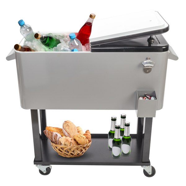 冷冻推车-铁喷塑款-37