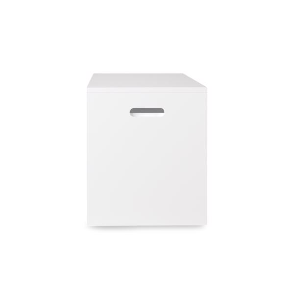 带滚动抽屉的儿童玩具收纳盒 - 现代木制带轮玩具箱，大型拉出式收纳箱，适用于育儿室、卧室或游戏室-10