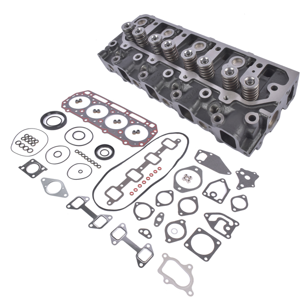 缸盖总成 Engine Cylinder Head and Gasket Set Fit for Cummins Engine A2000 A2300 Daewoo Forklift D20S D25S D30S-2