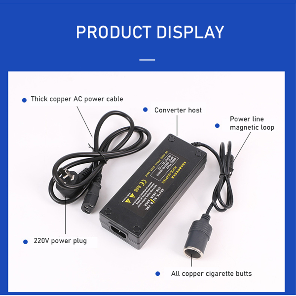 点烟器点烟器转换器 110V 转 12V 15A 电源适配器 AC/DC USQv-3