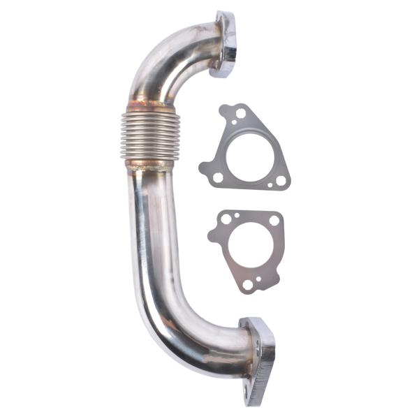 排气管 Heavy Duty Driver Side Exhaust Up Pipe DP0127 Fits for GMC Sierra Chevy Silverado 2500 3500 HD Duramax Diesel 6.6L 2001-2016-4