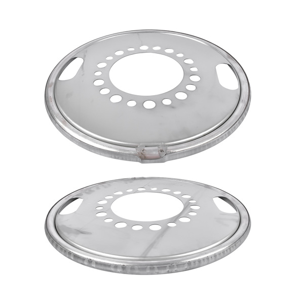 轮毂内罩 Set of 2 Wheel Size 22.5 in Drive Axle Wheel Balancer Fit for Heavy Duty Trucks / Bus / Motorhome 600-640-6