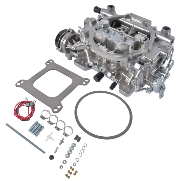 化油器 4 Barrel Carburetor 1403 500 CFM Performer with Electric Choke Square-Flange Fits for Chevy 305 Engine-5