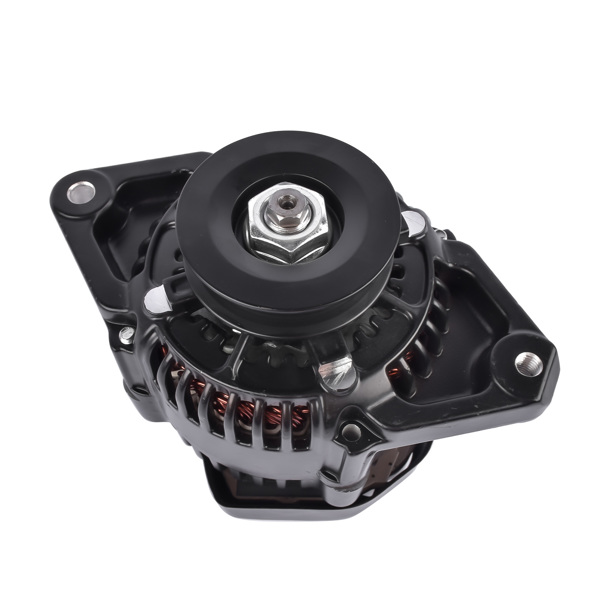 发电机 Black Mini Alternator ES1004BK with V-belt Pulley Fits for Denso Style 12 Volts Systems-4