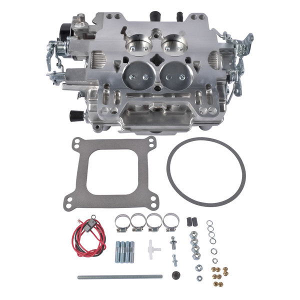 化油器 4 Barrel Carburetor 1403 500 CFM Performer with Electric Choke Square-Flange Fits for Chevy 305 Engine-4