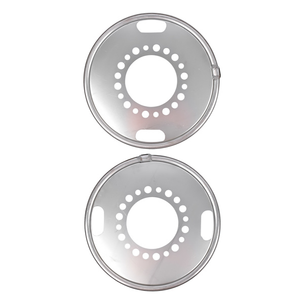 轮毂内罩 Set of 2 Wheel Size 22.5 in Drive Axle Wheel Balancer Fit for Heavy Duty Trucks / Bus / Motorhome 600-640-4